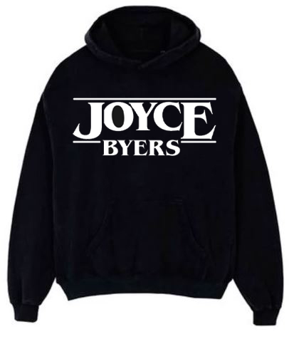 Joyce Byers Stranger Things Black Hoodie