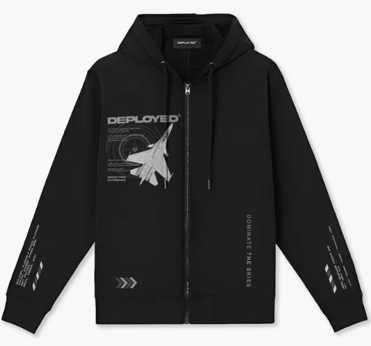 Su-30 Mki High Alt Ops Zipper Hoodie