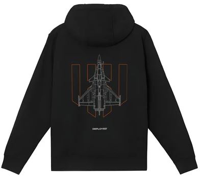 Sqdn 17 Rafale Zipper Hoodie - Image 3