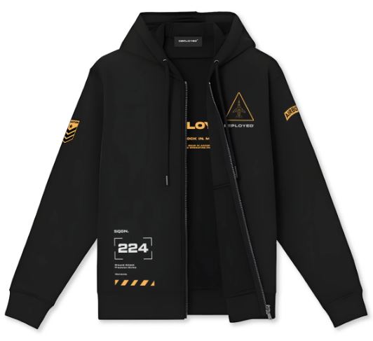 Sqdn 224 Zipper Hoodie