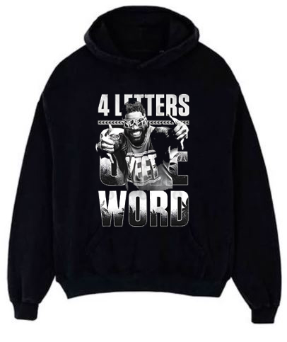 Jey Uso Four Letters One Word Hoodie