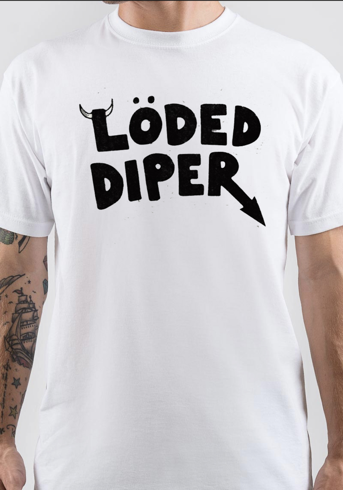 Loded Diper - vintage logo T-Shirt