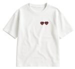 Retro Chic White T-Shirt