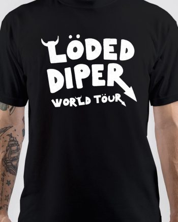 Loded Diper World Tour - vintage logo T-Shirt