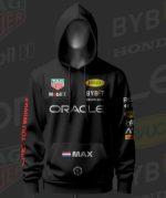 Max Verstappen F1 Racing Black Hoodie