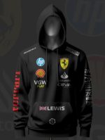 Lewis Hamilton New F1 Racing Team Inspired Black Hoodie