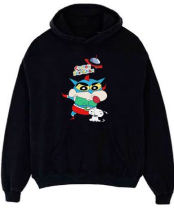 Crayon ShinChan Black Hoodie