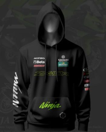 KRT Ninja ZX-10R Inspired Black Hoodie