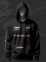 Aprilia RS 457 Be A Racer Inspired Black Hoodie