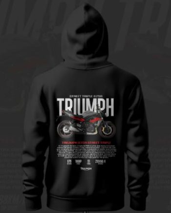 Triumph Street Triple 675R ART Inspired Black Hoodie