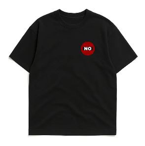 "No Expectations" Oversized Black Tee - Image 3