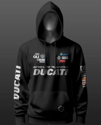 Ducati Gresini Racing Inspired Black Hoodie