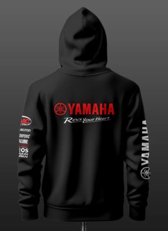 Valentino Rossi VR46 2.0 Inspired Black Hoodie - Image 3