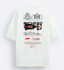 Checo Perez F1 Oversized T-Shirt - Image 2