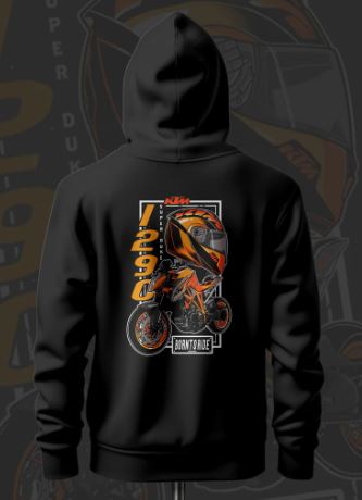 KTM Born to Ride Inspired Black Hoodie - Image 2