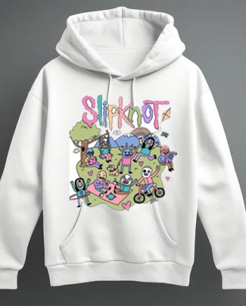 Slipknot White Hoodie