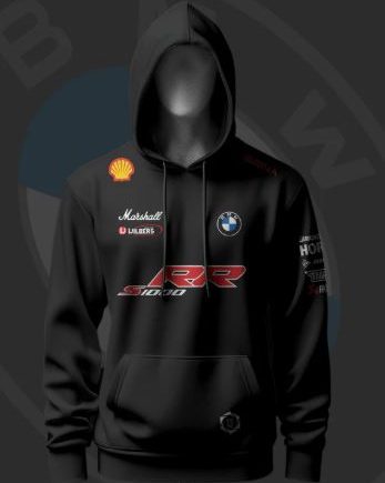 BMW Motorrad 1000RR Inspired Black Hoodie