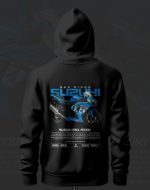 Suzuki GSX-R1000 ART Inspired Black Hoodie