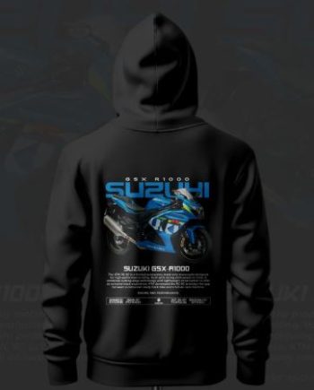 Suzuki GSX-R1000 ART Inspired Black Hoodie