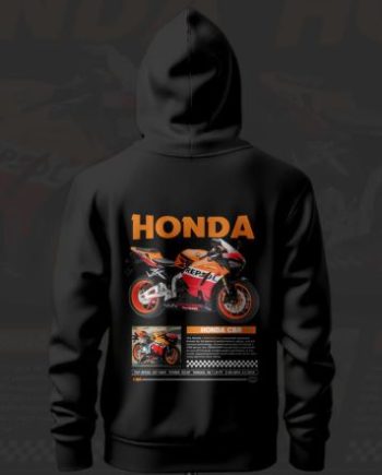 Honda CBR 600RR ART Inspired Black Hoodie