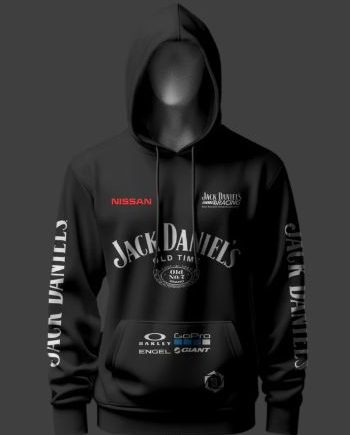 Nissan + Jack Daniel’s Inspired Black Hoodie