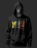 Valentino Rossi Inspired Art Black Hoodie