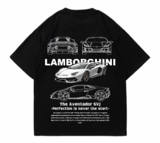 Lamborghini Oversized T-Shirt - Image 2