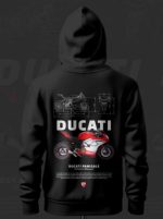 Ducati Panigale ART Inspired Black Hoodie