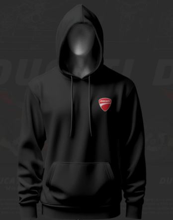 Ducati Panigale ART Inspired Black Hoodie - Image 3