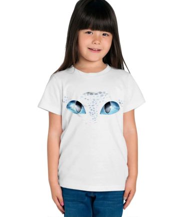 Light Fury Eyes Kids White T-Shirt