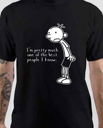 Diary Of A Wimpy Kid Black T-Shirt