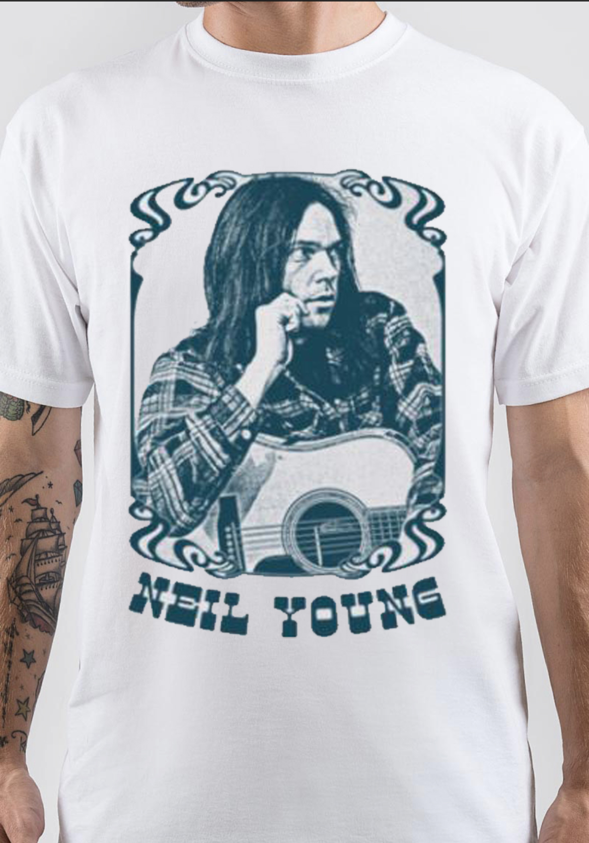 Neil Young White T-Shirt