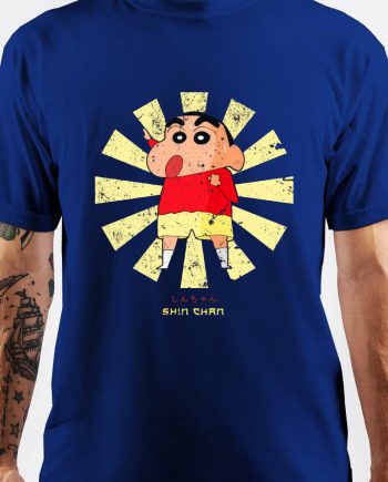 Shin Chan Royal Blue T-Shirt