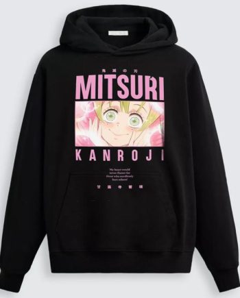 Mitsuri Kanroji Black Hoodie