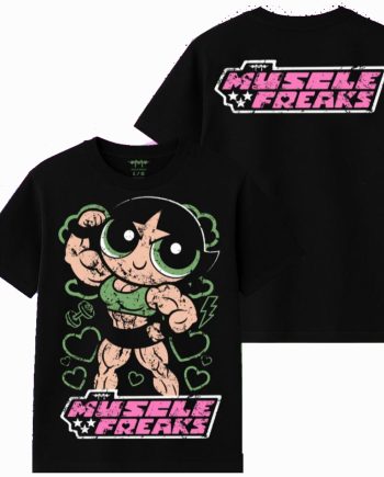 Muscle Freaks Black T-Shirt