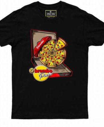 Brembo Racing Pizza Black T-Shirt