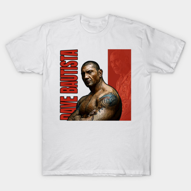 Dave Bautista White T-Shirt