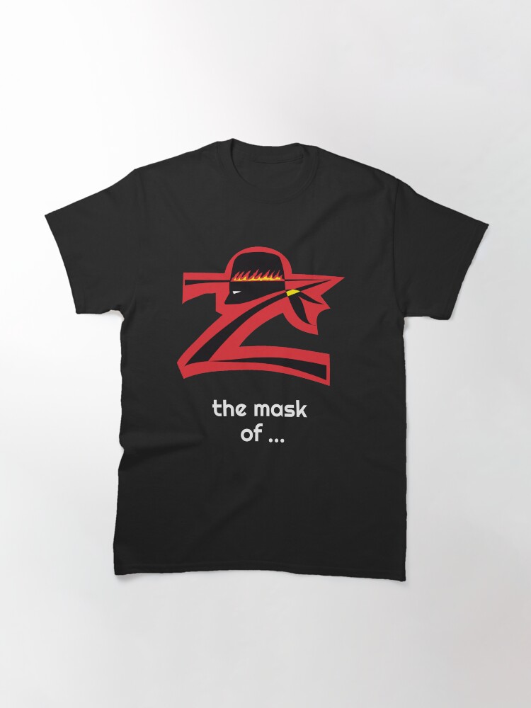 The Mask Of Zorro Black T-Shirt