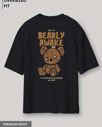 Bearly Awake Oversized T-Shirt