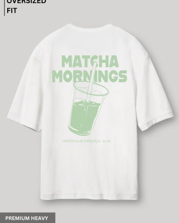 Matcha Mornings Oversized T-Shirt