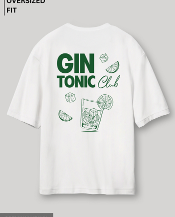 Gin Tonic Club Oversized T-Shirt
