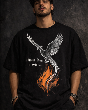 I Win Unisex Oversized T-Shirt