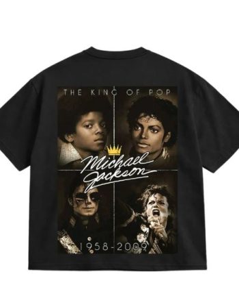 Michael Jackson Oversized Black T-Shirt