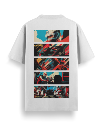 F1 Race Panels Oversized T-Shirt