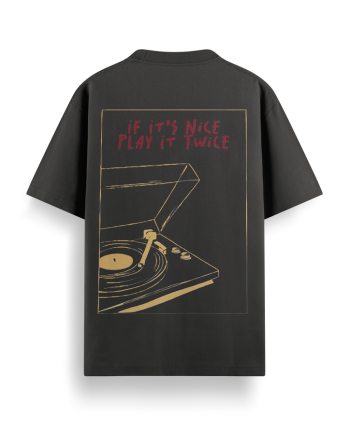 Play It Twice Oversized T-Shirt
