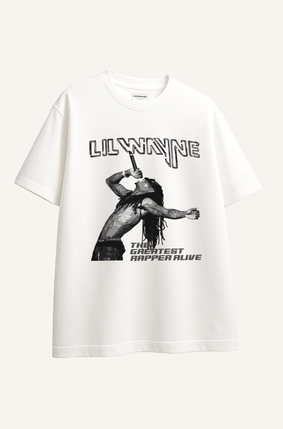 Example Rapper T Shirt Greatest Rapper Oversized T-Shirt - Shark Shirts