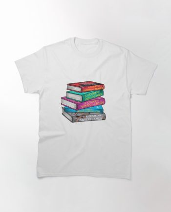ACOTAR Books Vinyl Sticker Classic T-Shirt