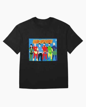 Legion Of Super-Heroes Minimal 3  .  Oversized T-Shirt