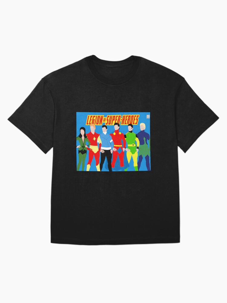 Legion Of Super-Heroes Minimal 3 . Oversized T-Shirt
