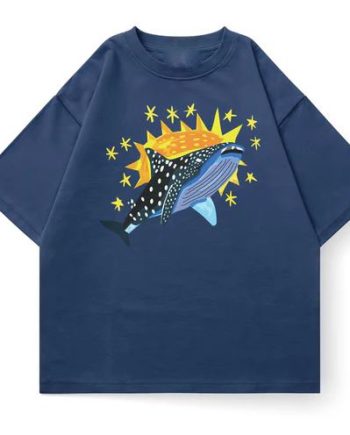Whale Oversized T-Shirt